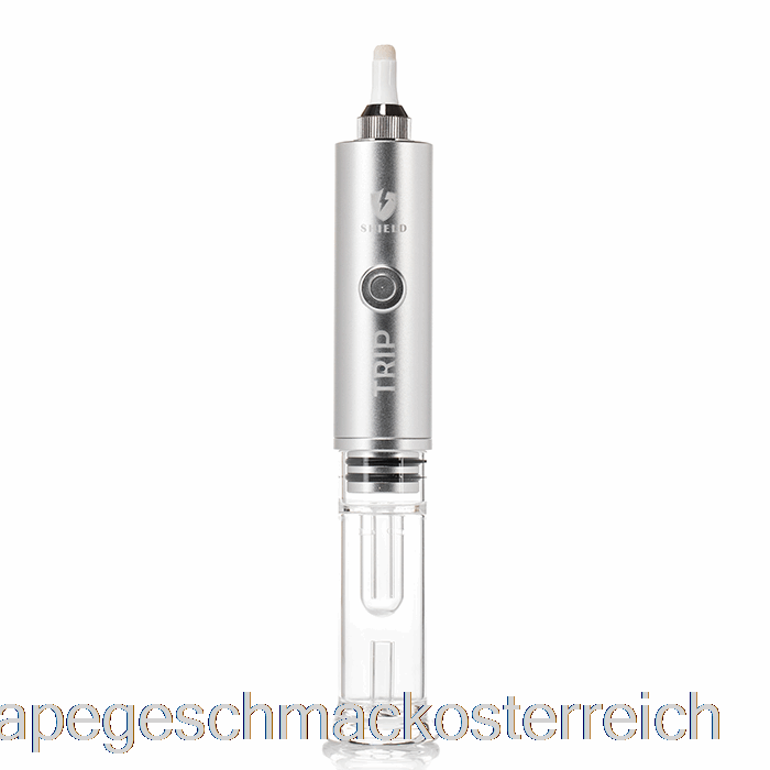 Shield Trip Tragbares Verdampfer-Set, Silberfarbener Vape-Geschmack